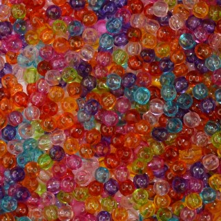 Acrylic Bead-3 mm Round-Translucent Color Mix * 40,000 beads