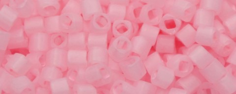 TOHO 1.5 mm Cube Beads-Light Pink Ceylon Pearl Matte Stock # :T1.5C145F-100