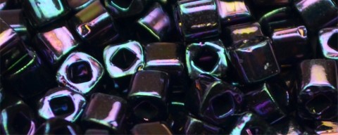TOHO 3mm Cube-Purple Iris Metallic