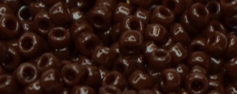 TOHO Size 15/o Round Seed Bead-Dark Brown Opaque #15T46-100 (image for) TOHO Size 15/o Round Seed Bead-Dark Brown Opaque #15T46-100