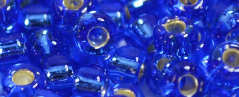 TOHO 6/o Round Seed Bead-Sapphire Silver Lined. 6T35-250 (image for) TOHO 6/o Round Seed Bead-Sapphire Silver Lined. 6T35-250
