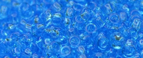 TOHO Size 15/o Round Seed Bead-Aqua Transparent. 15T3B-100 (image for) TOHO Size 15/o Round Seed Bead-Aqua Transparent. 15T3B-100