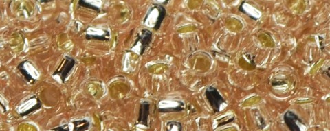 TOHO Size 15/o Round Seed Bead-Light Pink Silver Lined. 15T31-100 (image for) TOHO Size 15/o Round Seed Bead-Light Pink Silver Lined. 15T31-100