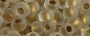 TOHO 6/o Round Seed Bead-Bronze Lined Crystal Matte. 6T989FM-250 (image for) TOHO 6/o Round Seed Bead-Bronze Lined Crystal Matte. 6T989FM-250