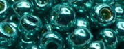 TOHO 6/o Round-Turquoise Galvanized PermaFinish #6TPF569-100